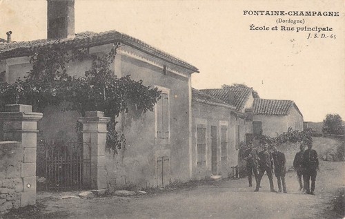 Cpa fontaine champagne - cpa,