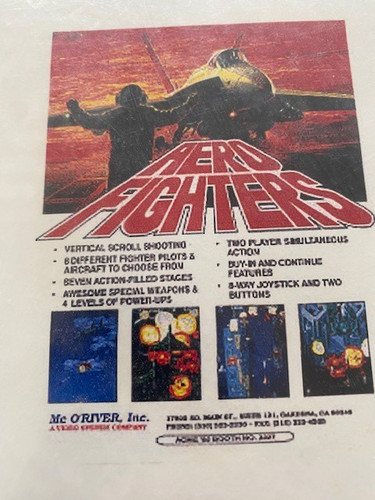 Pcb aero fighters jamma - fighters,