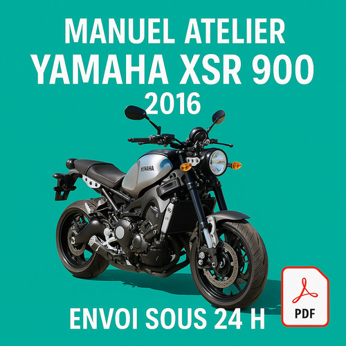 Manuel atelier yamaha xsr 900 - xsr,