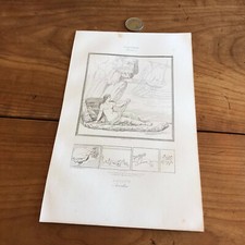 gravure ancienne pompei et