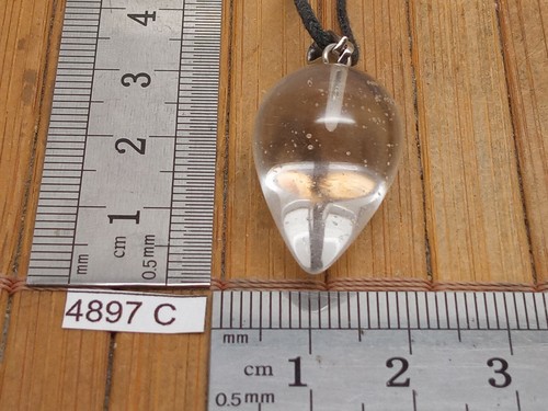 Pendentif goutte en cristal - pendentif, "goutte"