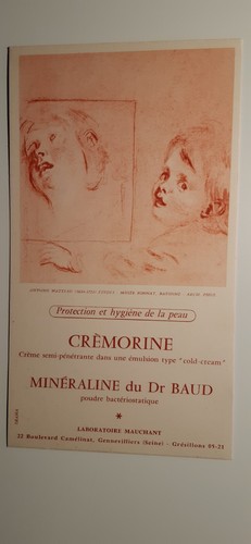 Buvard pharmacie crèmorine - buvard,
