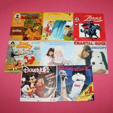 Lot de 8 disques 45 tours