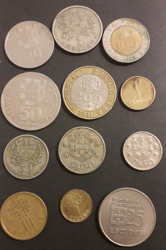 Portugal pièces monnaie - pièces,
