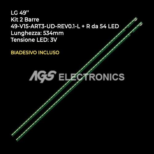 Kit barres bandes 54 led - 2,