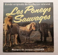 LES PONEYS SAUVAGES, B.O Feuilleton TV / Jacques Loussier 7" 45T 1983 EMI-Pathé