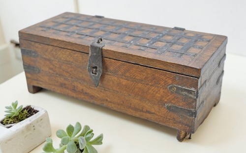 Coffre rangement bois - coffre, de