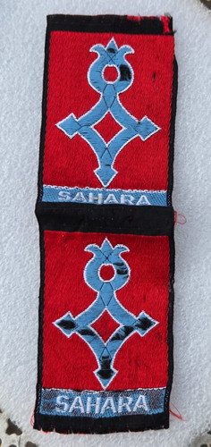 Insigne tissu sahara - sahara,, 2