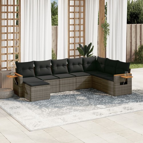 Salon jardin avec coussins - salon,