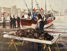 Peinture Paysage Port Oursin