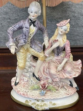 Capo Di Monte Pied de lampe en