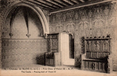 Cpa château de blois - -,