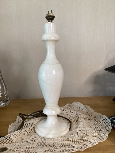 Lampe albâtre vintage 35 - albâtre,