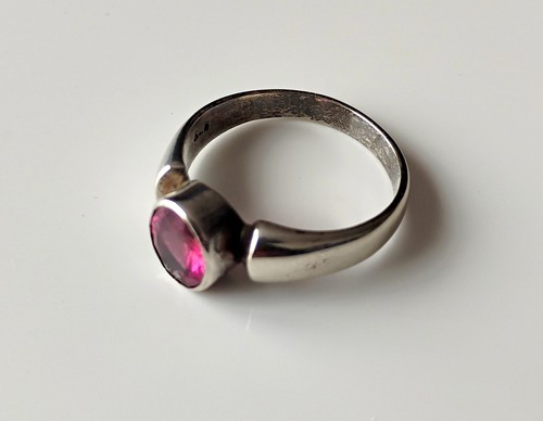 Bague tourmaline rose et - rose,