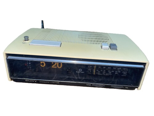 Rare ancien radio réveil sony - rare,