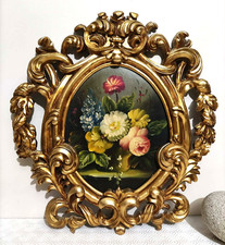 Cadre baroque doré résine - baroque,