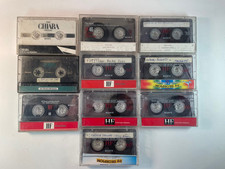 Lot De 10 cassette k7 audio diverses Vierges Enregistrées À Reenregistrer Sony