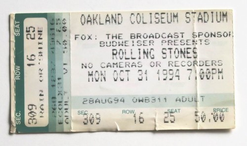 Billet concert ticket - , the