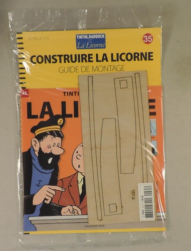 Tintin construire licorne - tintin,