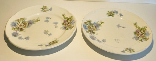 Paire assiette porcelaine - en,