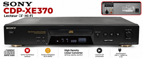Sony cdp xe370 lecteur - lecteur, cd
