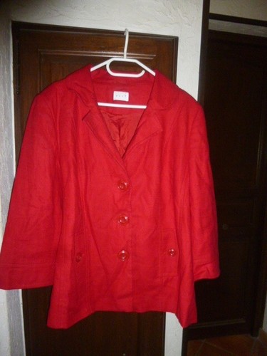 Vest jacket blazer neuf rouge - blazer,