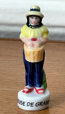 Fève Trieuse de Grains cacao Chocolat ? Galette des rois French Charm !