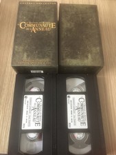COFFRET 2 VHS CASSETTE VIDÉO LA COMMUNAUTÉ DE L’ANNEAU ÉDITION COLLECTOR LONGUE