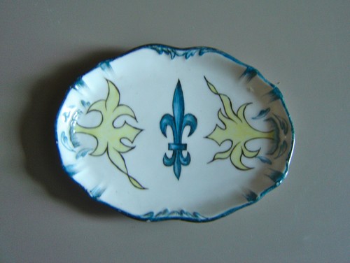 Ancien vide poche fleur lys - ancien,