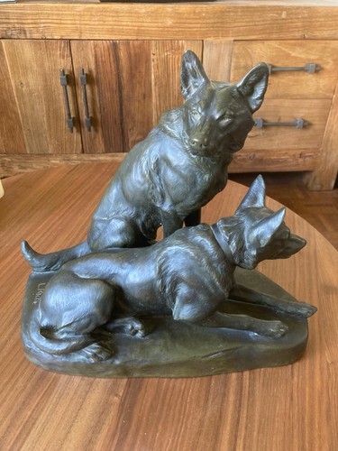 Sculpture bronze louis - en,