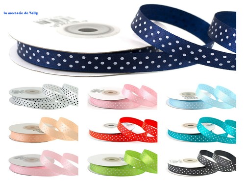 Ruban satin pois - ruban, 12