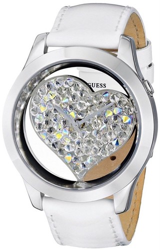 Guess white patent - guess,