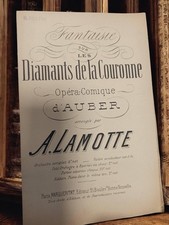 Ancien livret de partitions