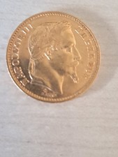 Pièce de 20 Frs OR Napoléon III.