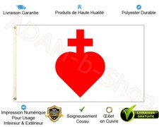 DRAPEAU Sacré coeur De Jésus