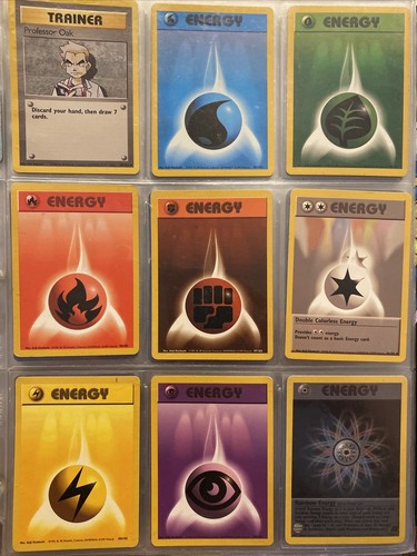 Pokemon energy cards - pokemon, invluding