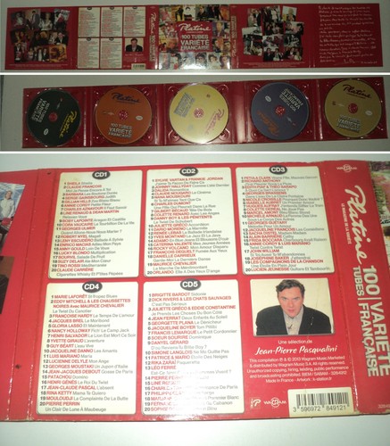 Compil france platine - 5*cd,