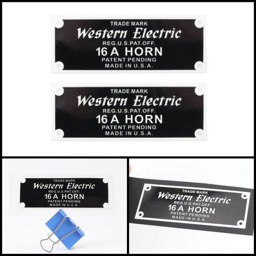 Western electric horn - western, a