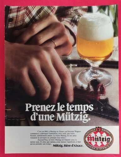 Publicité presse bière - de,