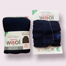 Superbe Lot - Pierre Robert - Bonnet & Tour de Cou / Bandeau - Marine