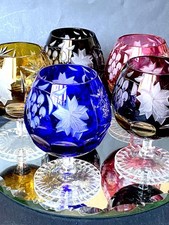 Magnifiques verres en cristal