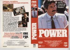 jaquette video(seul sans vhs)-POWER-C B S-RICHARD GERE-GENE HACKMAN