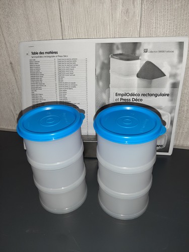 Tupperware empilodeco set - empilodeco, 6