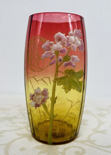 Legras enamelled tumbler glass - enamelled,