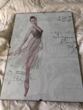 Estampe danseuse de ballet - crème et rose