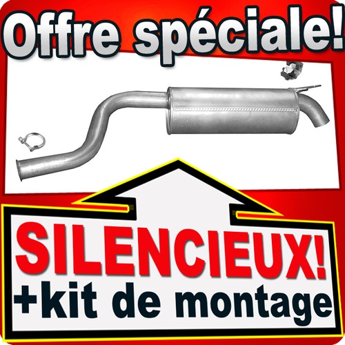 Silencieux arrière pour