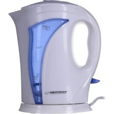 [EKK018B] ESPERANZA Bouilloire Electrique IGUAZU 1,7 L 2200W Blanc/Bleu