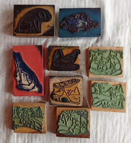 Lot anciens tampons - lot,