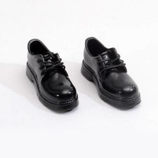 Chaussures en cuir PU, échelle 1/6, jouets faits à la main pour figurines
