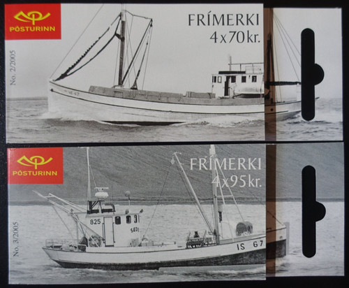 Timbres islande carnet - timbres,